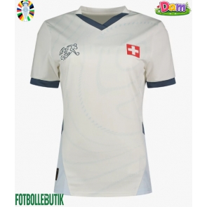 Schweiz Bortatröja Kvinnor EM 2024 Kortärmad